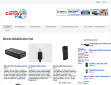 Tablet Screenshot of hiddencamerahub.com